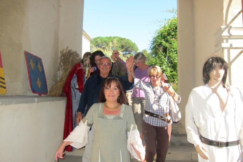 Repas de 'fin de stage' au restaurant auberge Logis de Mirepoix.